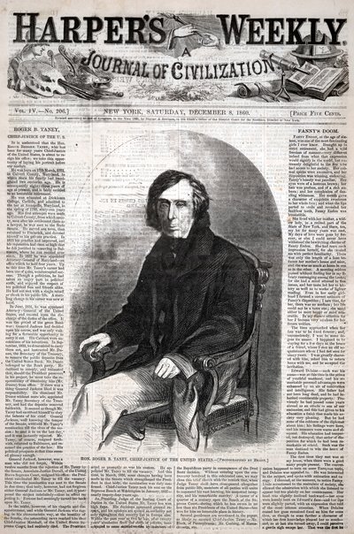 Hon. Roger B. Taney, Chief-Justice of the United States, from Harper