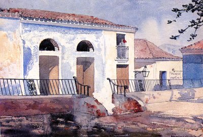 House in Santiago, Cuba, c.1885 by Winslow Homer