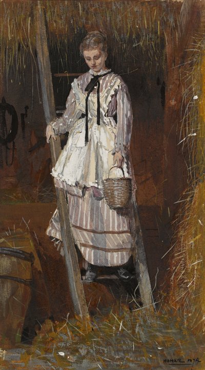Hunting for Eggs by Winslow Homer
