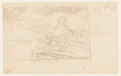 Man on Deck with Ship