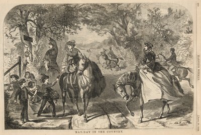 May-Day in the Country, from Harper by Winslow Homer