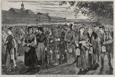 New England Factory Life - Bell-Time, 1868 by Winslow Homer