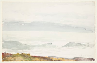 Ocean Seen from a Cliff, Prout