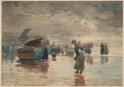 On the Sands by Winslow Homer