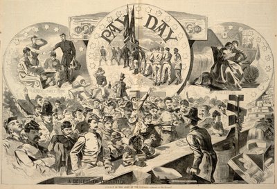 Pay-Day in the Army of the Potomac, from Harper