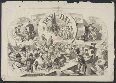 Pay Day in the Army of the Potomac by Winslow Homer