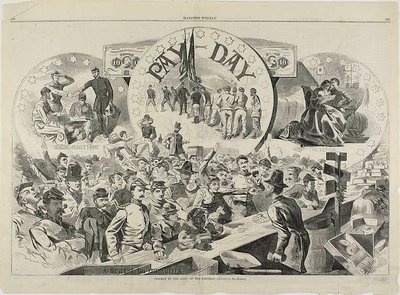 Pay Day in the Army of the Potomac by Winslow Homer