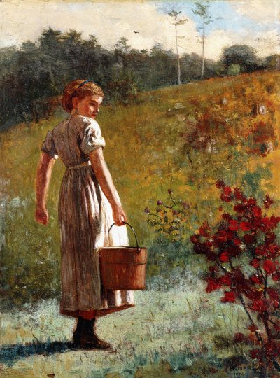 Returning from the Spring by Winslow Homer