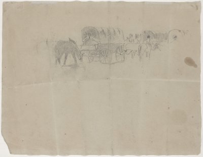 Supply Train and Mules by Winslow Homer