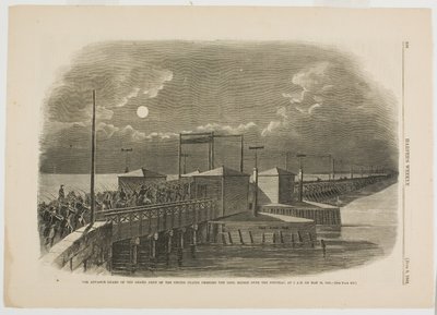 The Advance Guard of the Grand Army of the United States Crossing the Long Bridge over the Potomac at 2 A.M. on May 24, 1861 by Winslow Homer