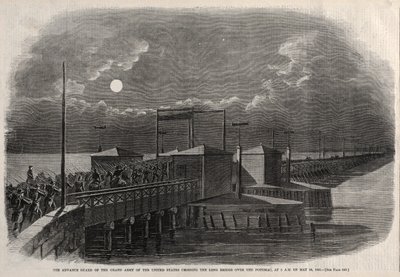 The Advance Guard of the Grand Army of the United States Crossing the Long Bridge by Winslow Homer
