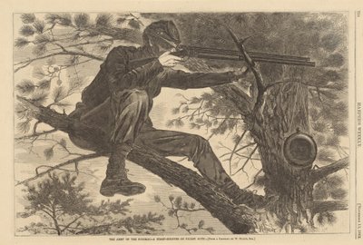 The Army of the Potomac - A Sharp-Shooter on Picket Duty by Winslow Homer
