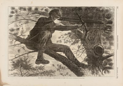 The Army of the Potomac, A Sharp-Shooter on Picket Duty, Published in Harper