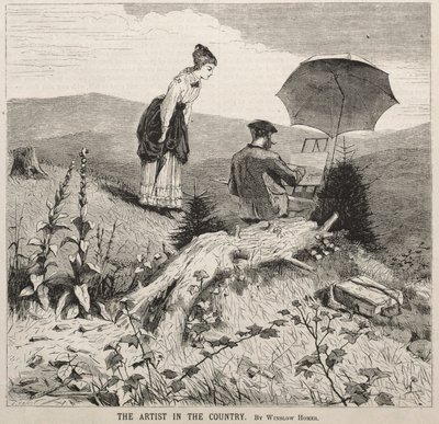The Artist in the Country by Winslow Homer
