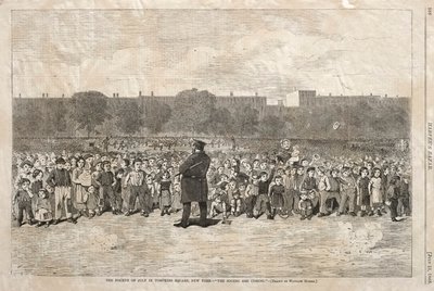 The Fourth of July in Tompkins Square, New York - "The Soldiers Are Coming" by Winslow Homer