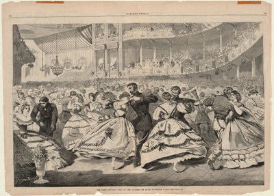 The Great Russian Ball at the Academy of Music, November 5, 1863, from Harper