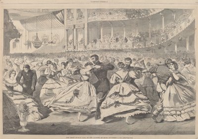 The Great Russian Ball at the Academy of Music, November 5, 1863 by Winslow Homer