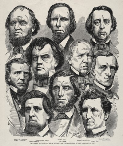 The Last Delegation from Georgia in the Congress of the United States by Winslow Homer