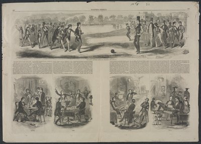The Match between the Sophs and Freshmen, 1857 by Winslow Homer