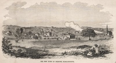 The New Town of Belmont, Massachusetts by Winslow Homer