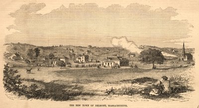 The New Town of Belmont, Massachusetts by Winslow Homer