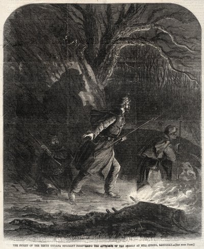 The Picket of the Tenth Indiana Regiment Discovering the Approach of the Rebels by Winslow Homer