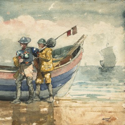 The Return, Tynemouth by Winslow Homer