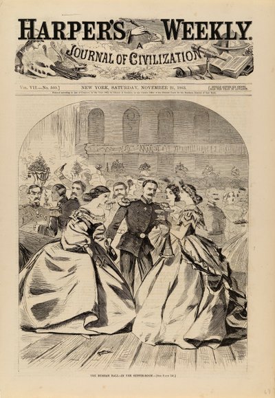 The Russian Ball--In the Supper Room, from Harper