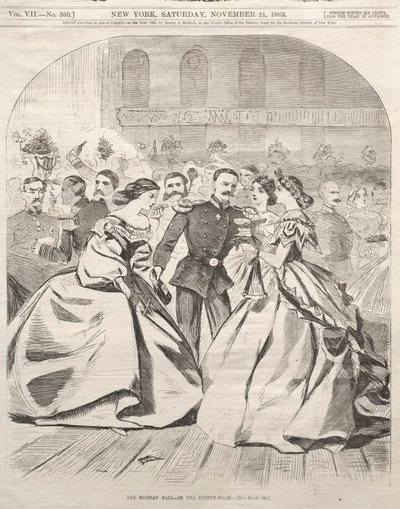The Russian Ball - In the Supper Room by Winslow Homer