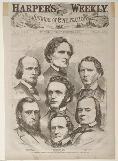The Seceding Mississippi Delegation in Congress by Winslow Homer