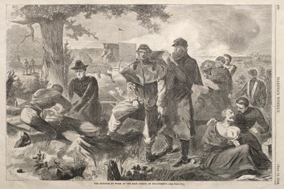 The Surgeon at Work at the Rear during an Engagement, 1862 by Winslow Homer