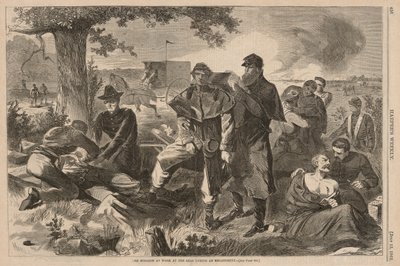 The Surgeon at Work in the Rear during an Engagement, from Harper by Winslow Homer
