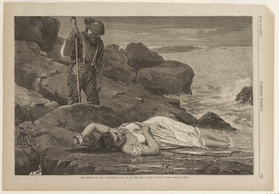 The Wreck of the Atlantic - Cast Up By the Sea by Winslow Homer