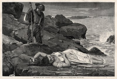 The Wreck of the Atlantic - Cast Up by the Sea, 1873 by Winslow Homer