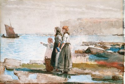 Waiting for the Return of the Fishing Fleets by Winslow Homer