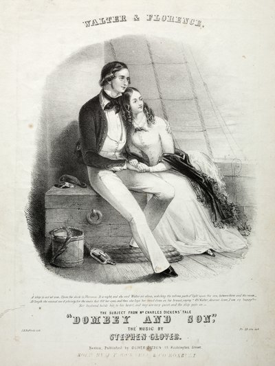 Walter and Florence - Sheet Music Cover by Winslow Homer