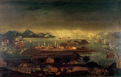 Battle of Bunker Hill, 17th June 1775 by Winthrop Chandler