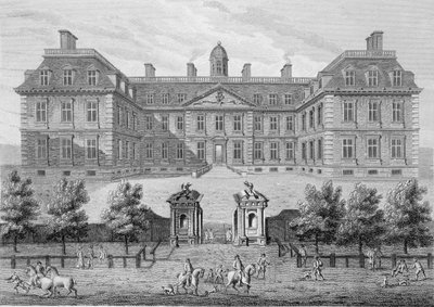Albemarle House, formerly Clarendon House, London, published 1809 by Wise