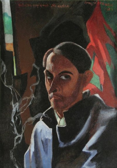 The Last Cigarette of the Condemned (Self-Portrait) by Witkacy