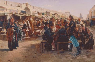 At Noon by Wladimir Jegorowitsch Makowski