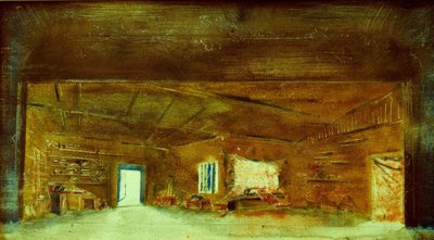 Flat of the Head of the Group of Geologists. Day. by Wladimir Jewgrafowitsch Tatlin