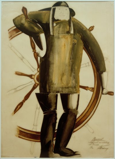 Helmsman by Wladimir Jewgrafowitsch Tatlin