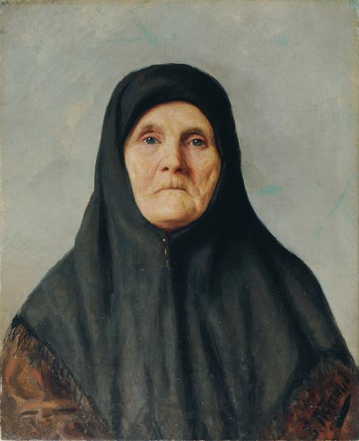 Portrait of a Ukrainian Peasant Woman by Wladimir Nikolajewitsch Ptscholin