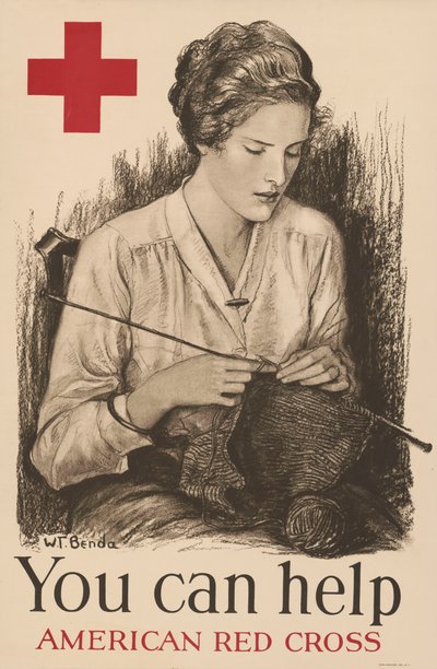 You Can Help, American Red Cross by Wladislaw Theodore Benda