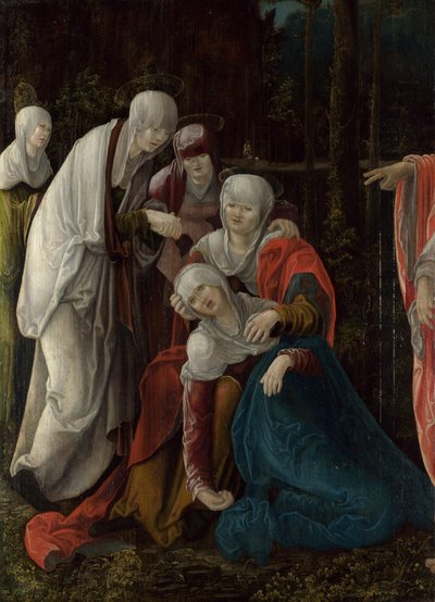 Christ Taking Leave of His Mother by Wolf Huber