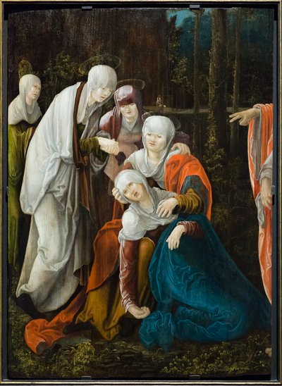 Christ Taking Leave of His Mother by Wolf Huber