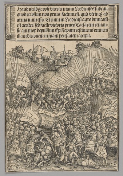 Battle for Liège, plate 8 from 
