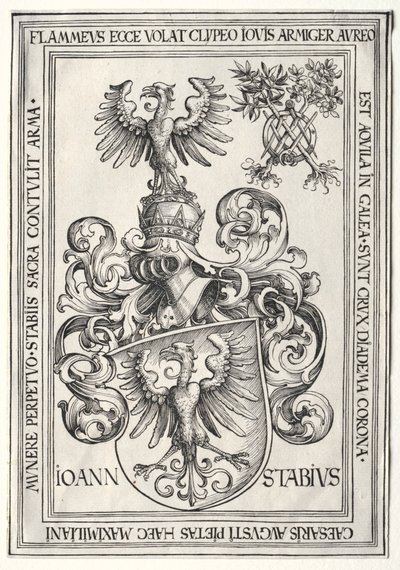 Coat of Arms of Johann Stabius by Wolf Traut