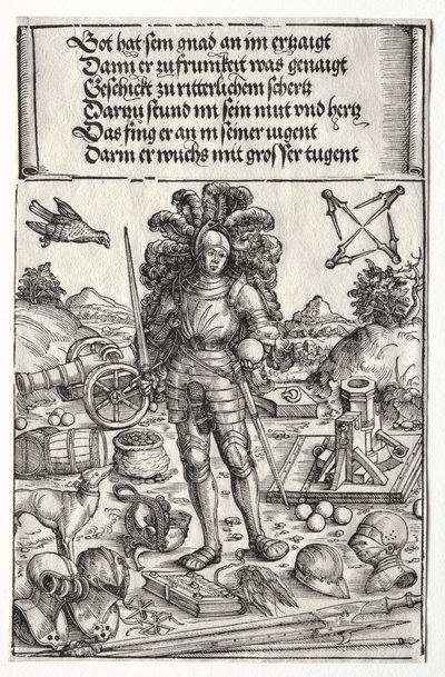 The Triumphal Arch of Maximilian I: Emperor Maximilian as Patron of Improvements, 1515-17 by Wolf Traut