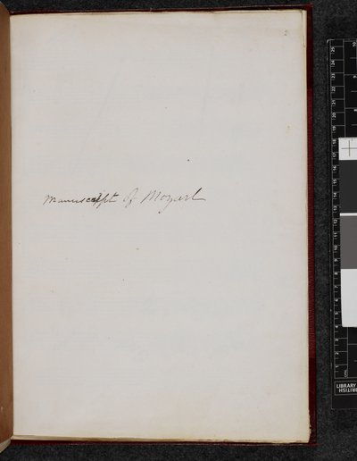 Adagio and Fugue in C minor, K. 546, Add. 28996 by Wolfgang Amadeus Mozart